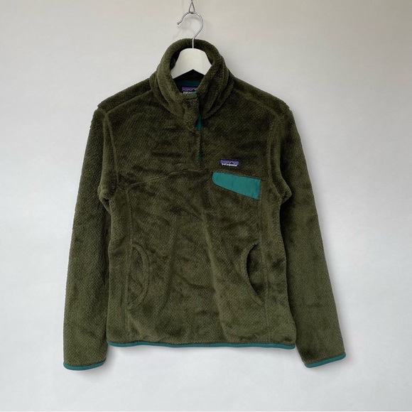 Patagonia Jackets & Blazers - ❤️ PATAGONIA Re- Tool Snap -T Fleece Pullover Green/teal D13